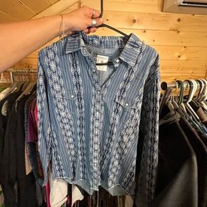 Panhandle western button down rodeo shirt